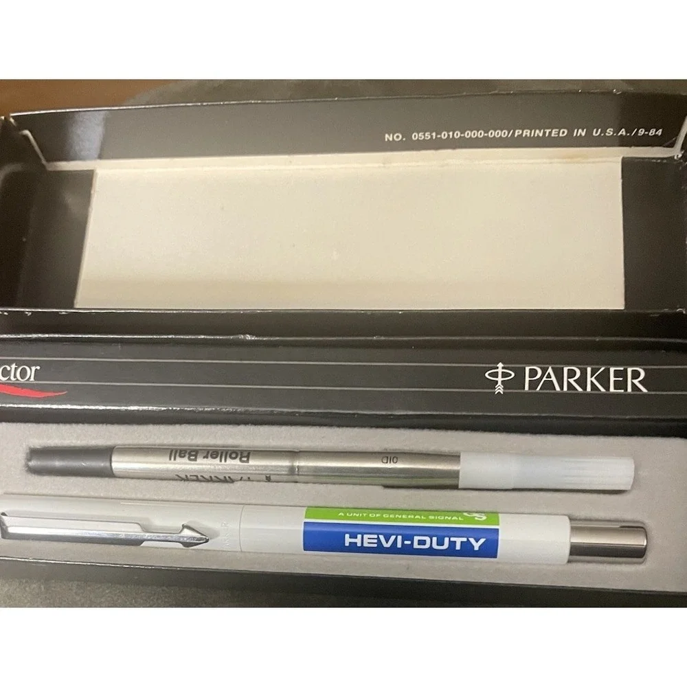 PARKER VECTOR Advertising Pen & Refill-w/ Box...General Signal Hevi-Duty